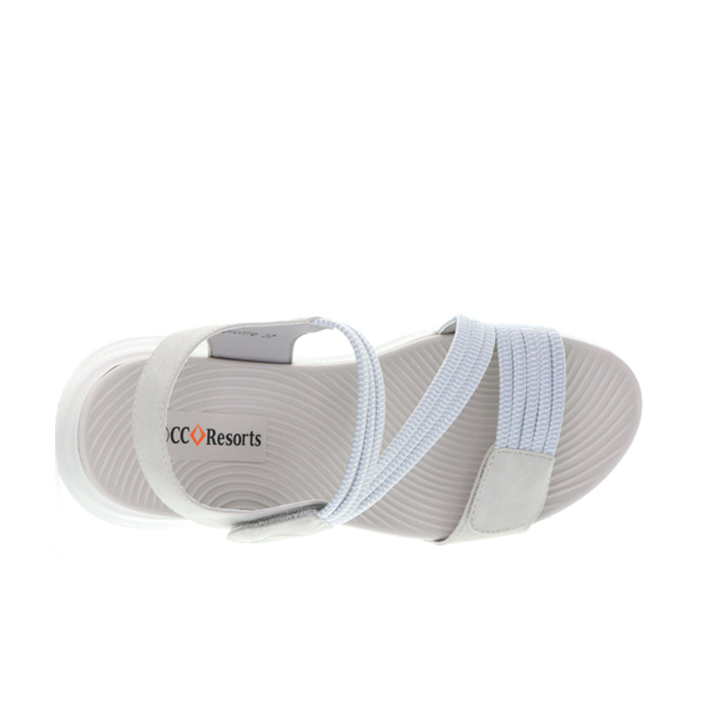CC RESORTS FLORRIE LT GREY MULTI - Women Sandals - Collective Shoes 