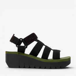 FLY LONDON YOJI BLACK ARMY GREEN