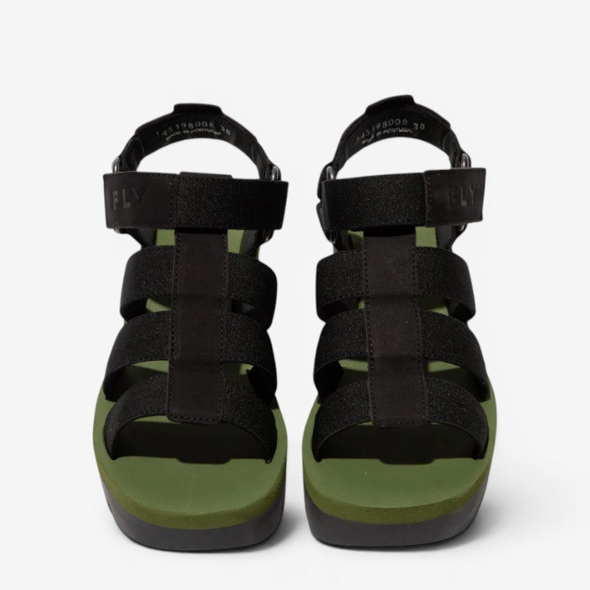 FLY LONDON YOJI BLACK ARMY GREEN