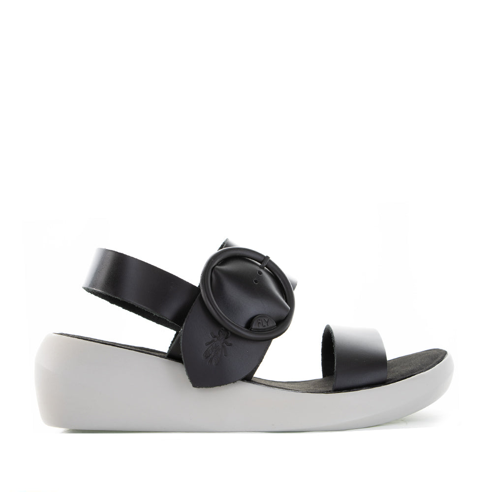 Fly London Bani Black - Women Sandals - Collective Shoes 