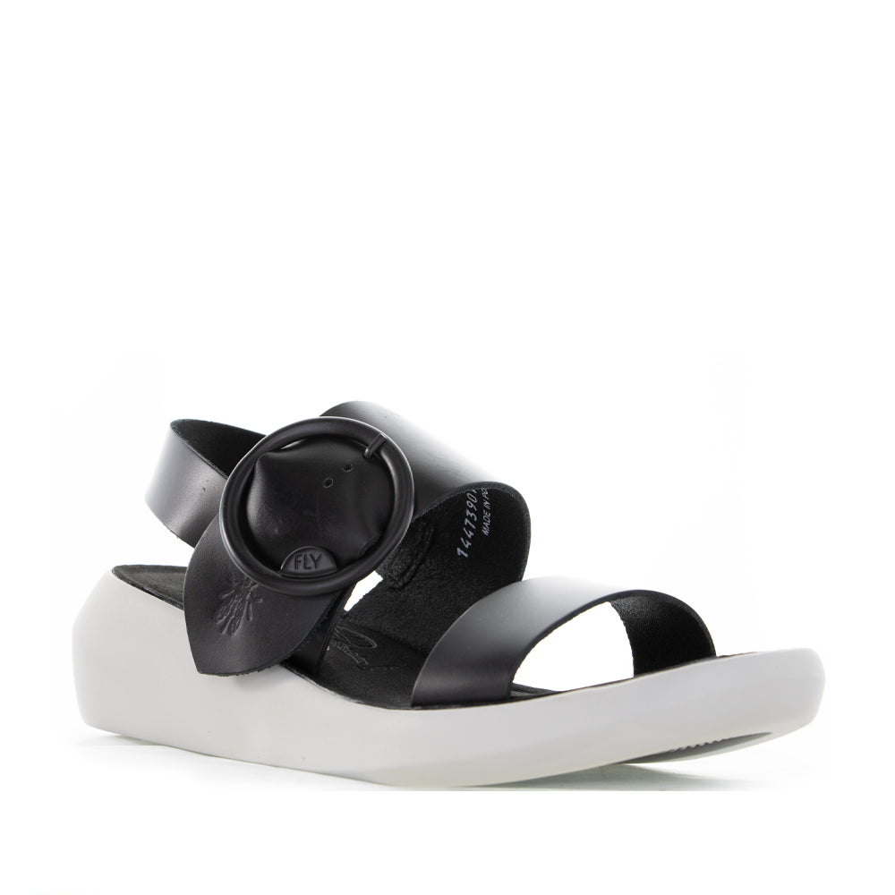 Fly London Bani Black - Women Sandals - Collective Shoes 
