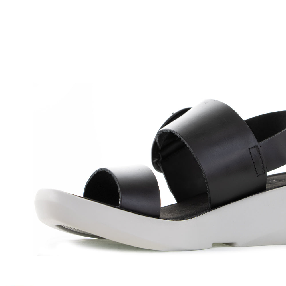 Fly London Bani Black - Women Sandals - Collective Shoes 