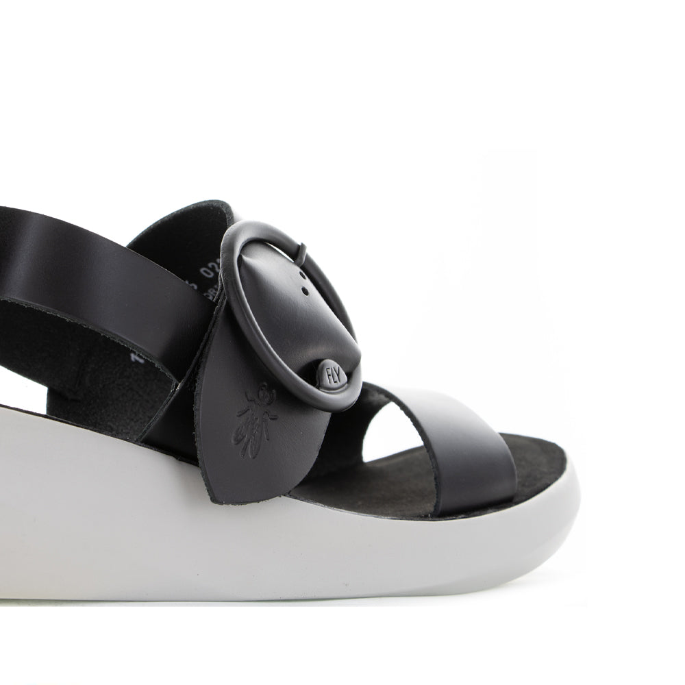 Fly London Bani Black - Women Sandals - Collective Shoes 