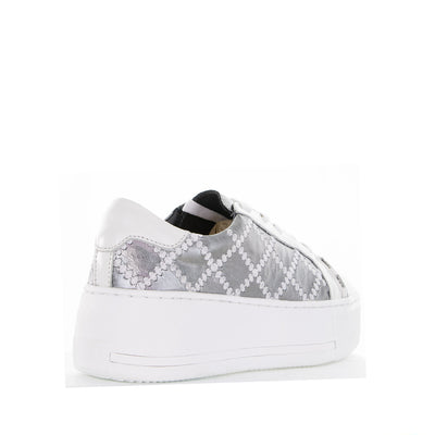 ALFIE & EVIE FRANKIE WHITE PAT PEWTER - Women sneakers - Collective Shoes 