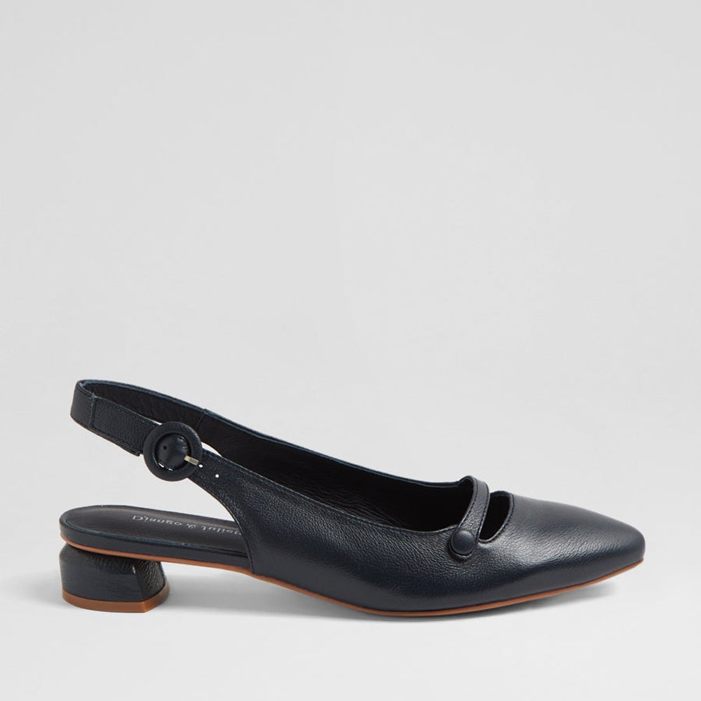 DJANGO & JULIETTE FRANNEY NAVY - Women Sandals - Collective Shoes 