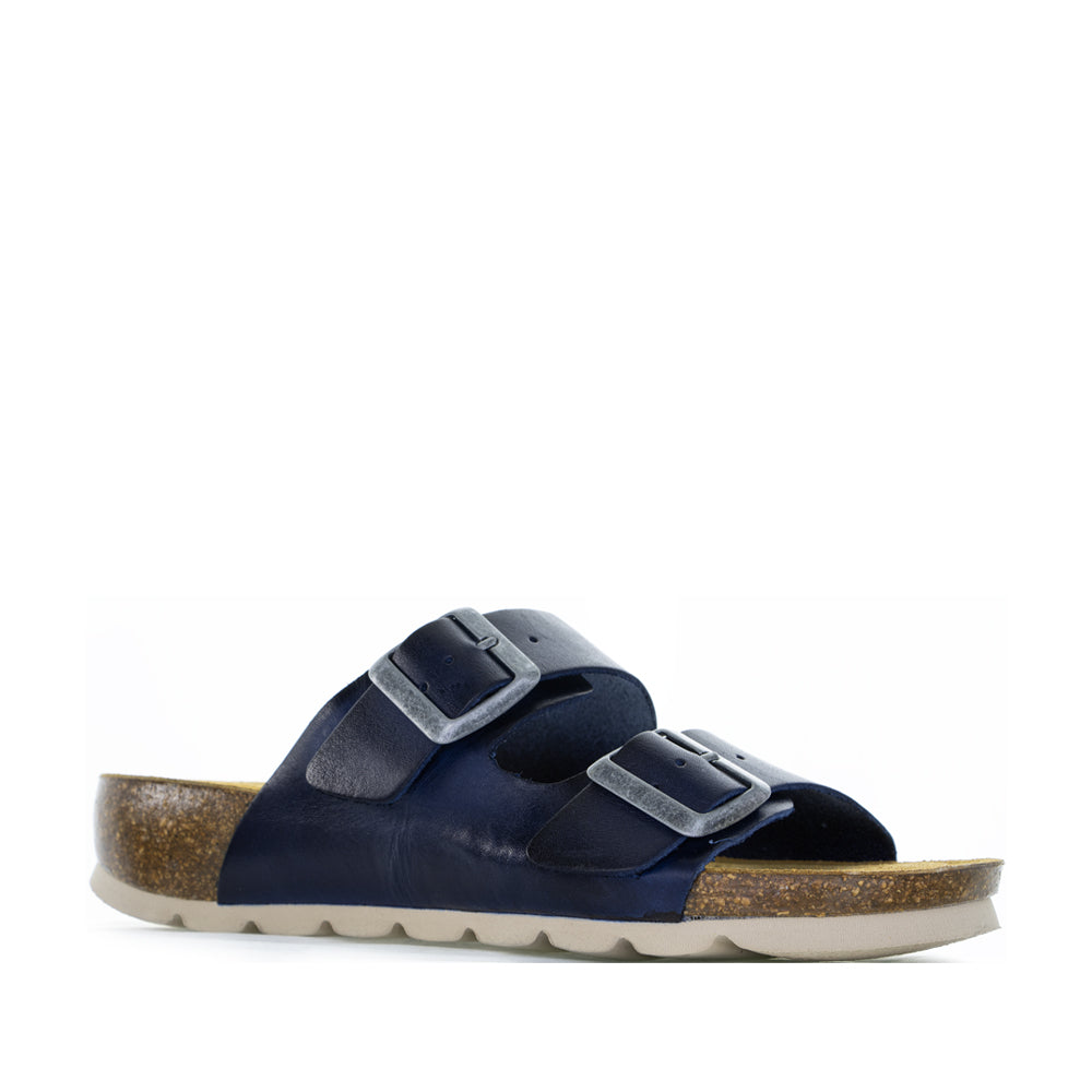 LE SANSA FRAZER NAVY - Women Slip-ons - Collective Shoes 