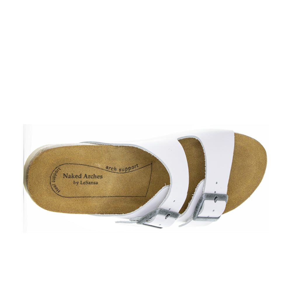 LE SANSA FRAZER WHITE - Women Slip-ons - Collective Shoes 