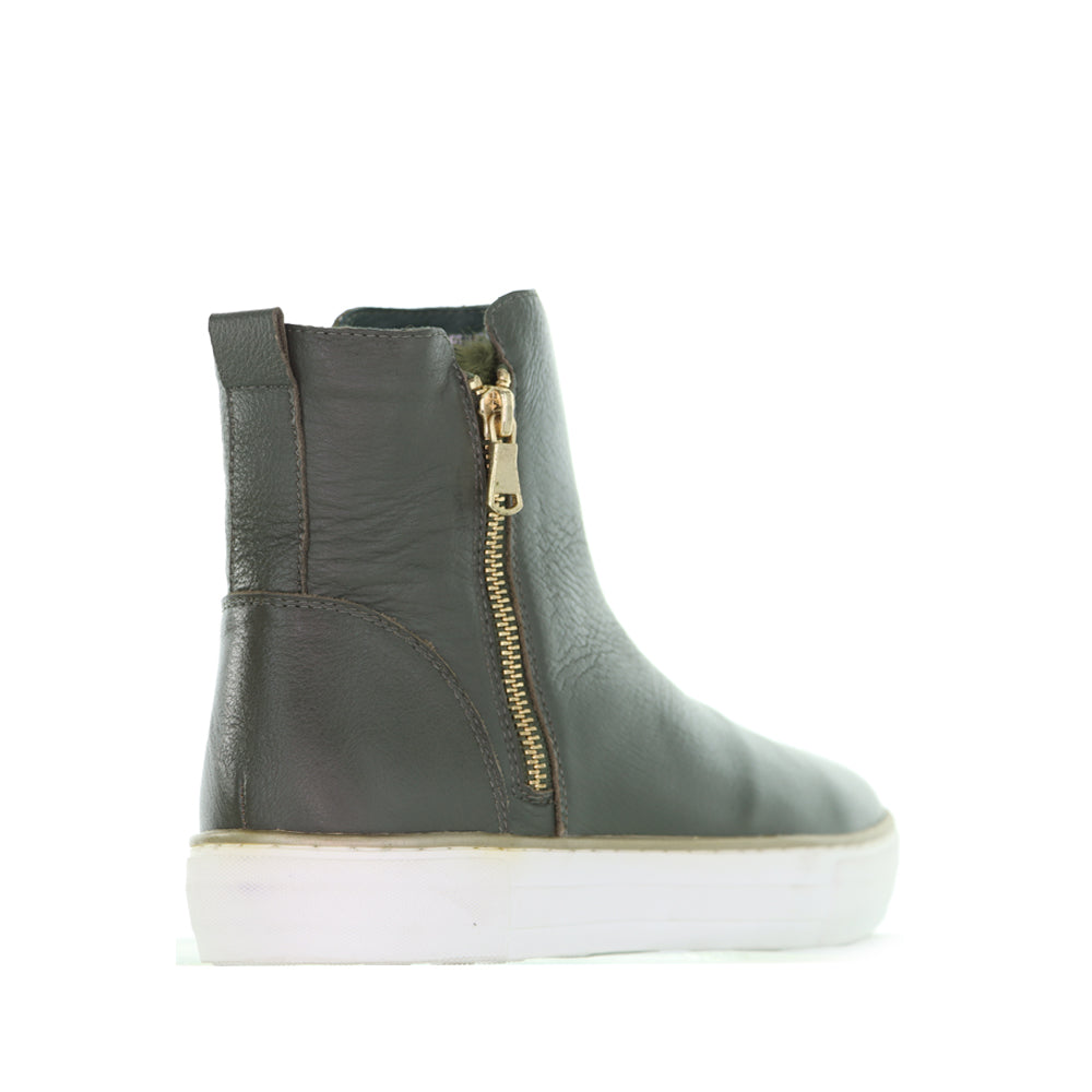 DJANGO & JULIETTE FULCAST OLIVE - Women boots - Collective Shoes 