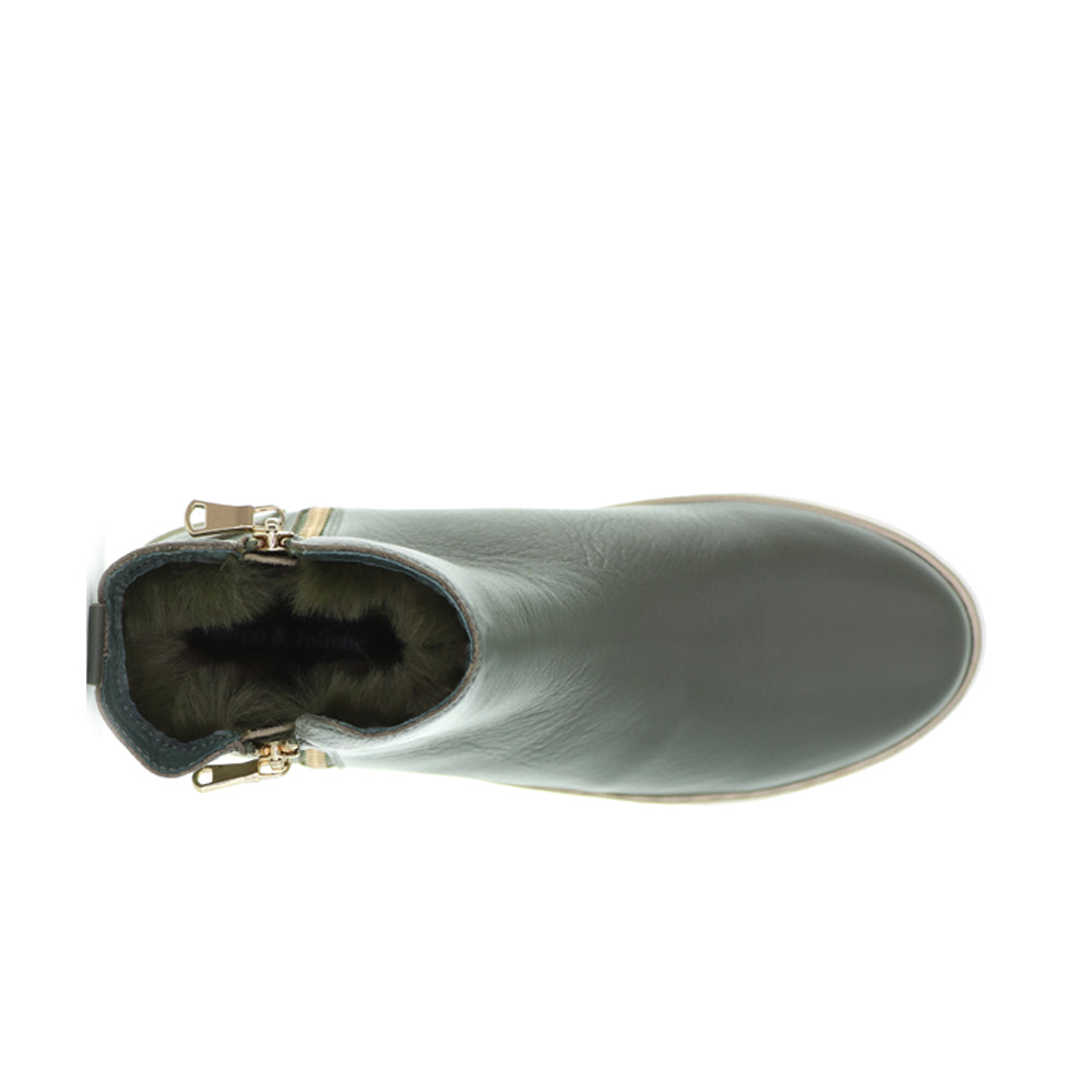 DJANGO & JULIETTE FULCAST OLIVE - Women boots - Collective Shoes 