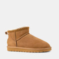 Load image into Gallery viewer, HUSH PUPPIES FUZZY CHESTNUT SUEDE - Women slippers - Collective Shoes 
