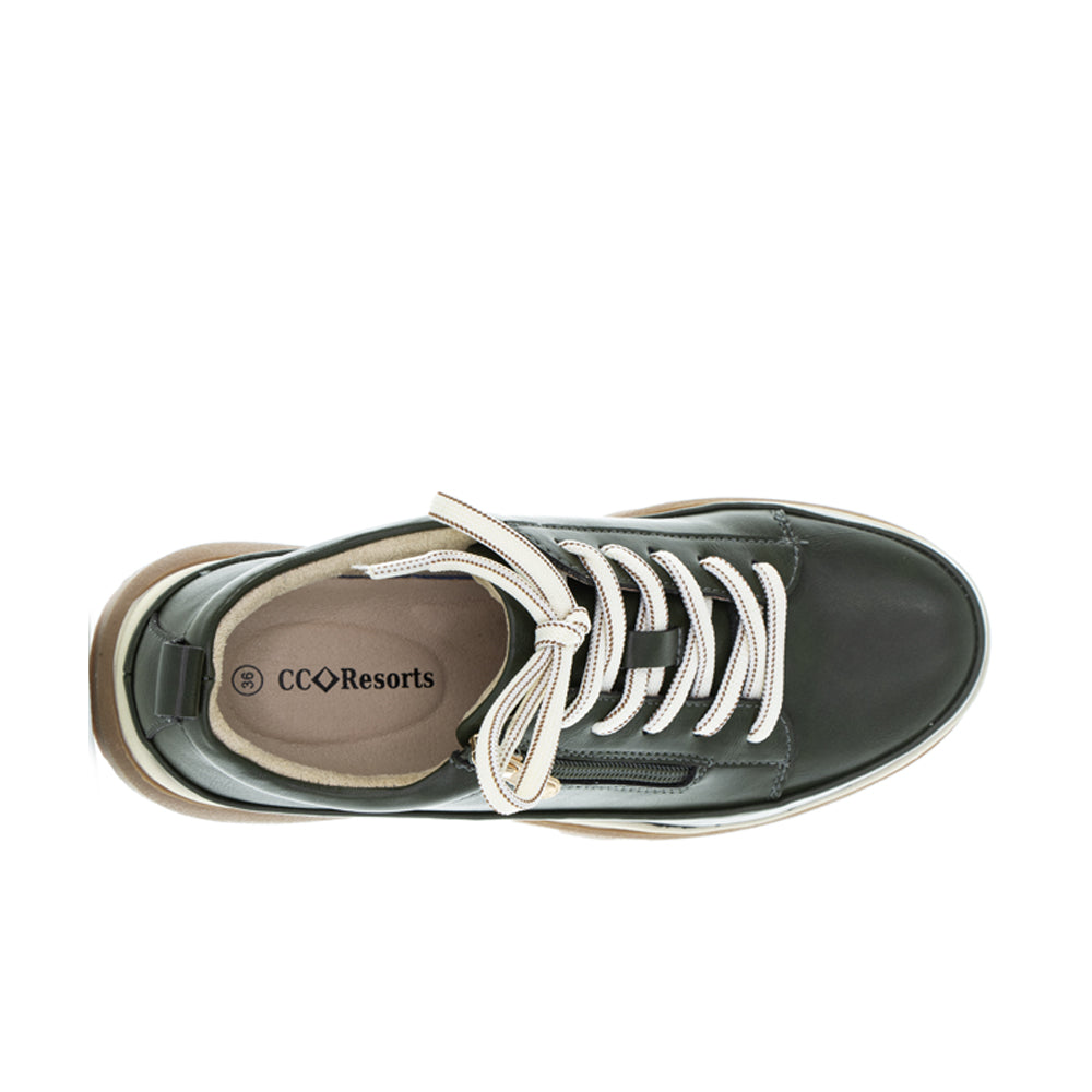 CC RESORTS GHAZI DK GREEN - Women Boots - Collective Shoes 