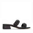 Load image into Gallery viewer, LESANSA GILLIAN BLACK - Women Slides - Collective Shoes 
