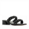 Load image into Gallery viewer, LESANSA GILLIAN BLACK - Women Slides - Collective Shoes 

