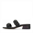 Load image into Gallery viewer, LESANSA GILLIAN BLACK - Women Slides - Collective Shoes 
