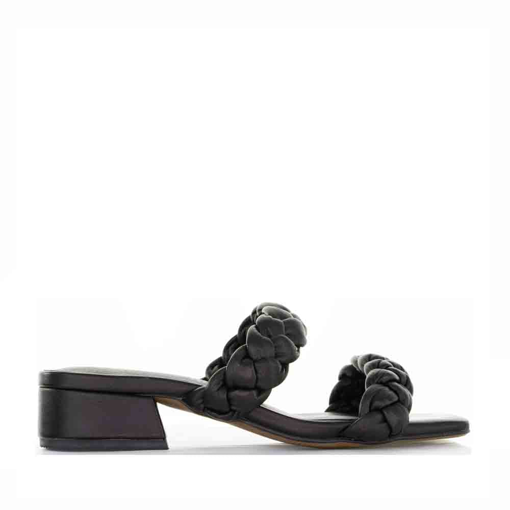 LESANSA GILLIAN BLACK - Women Slides - Collective Shoes 