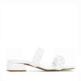 Load image into Gallery viewer, LESANSA GILLIAN WHITE - Women Slides - Collective Shoes 
