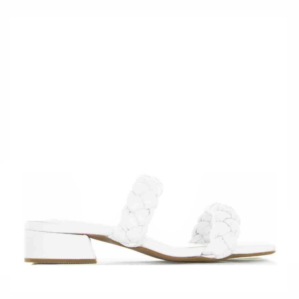 LESANSA GILLIAN WHITE - Women Slides - Collective Shoes 