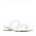 Load image into Gallery viewer, LESANSA GILLIAN WHITE - Women Slides - Collective Shoes 

