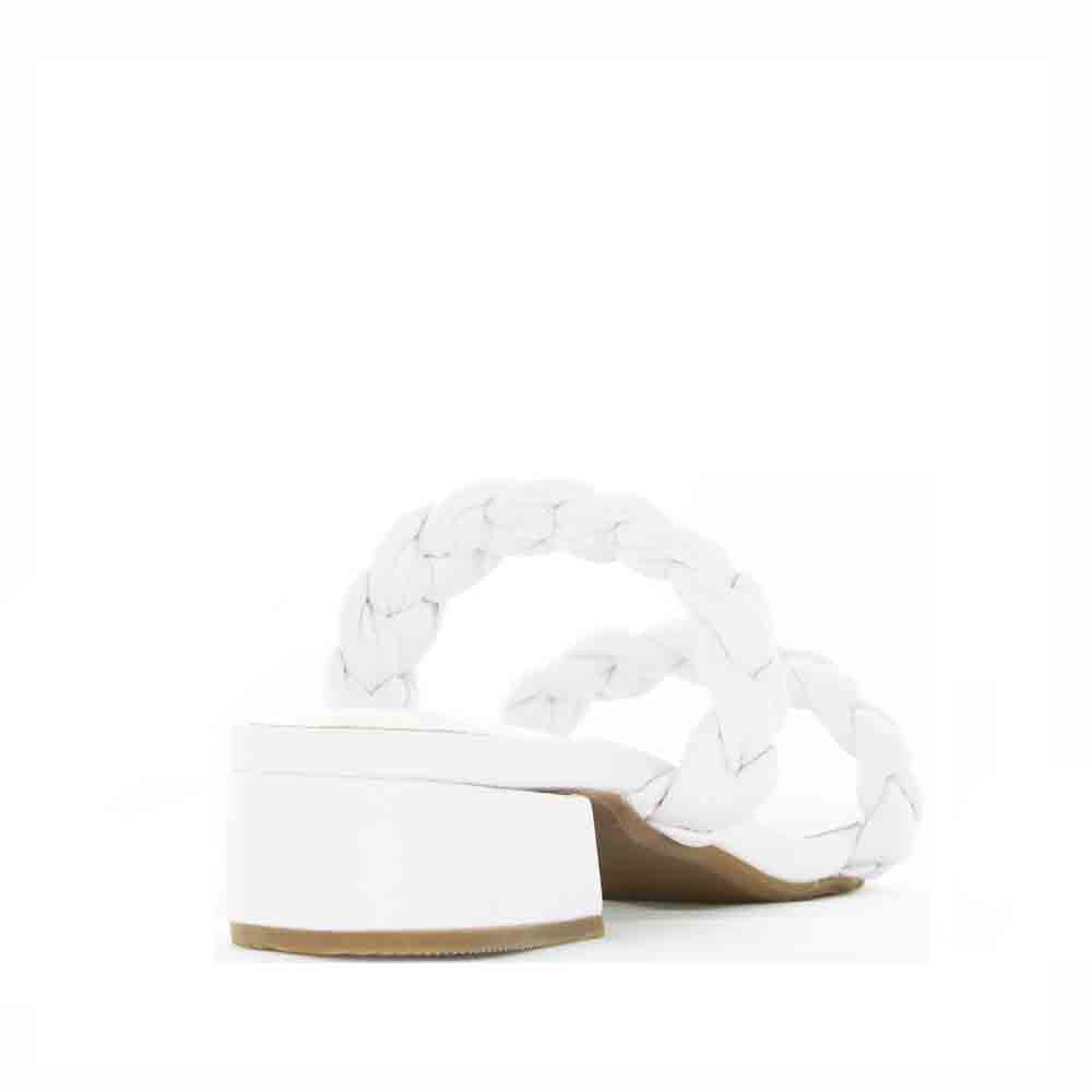 LESANSA GILLIAN WHITE - Women Slides - Collective Shoes 