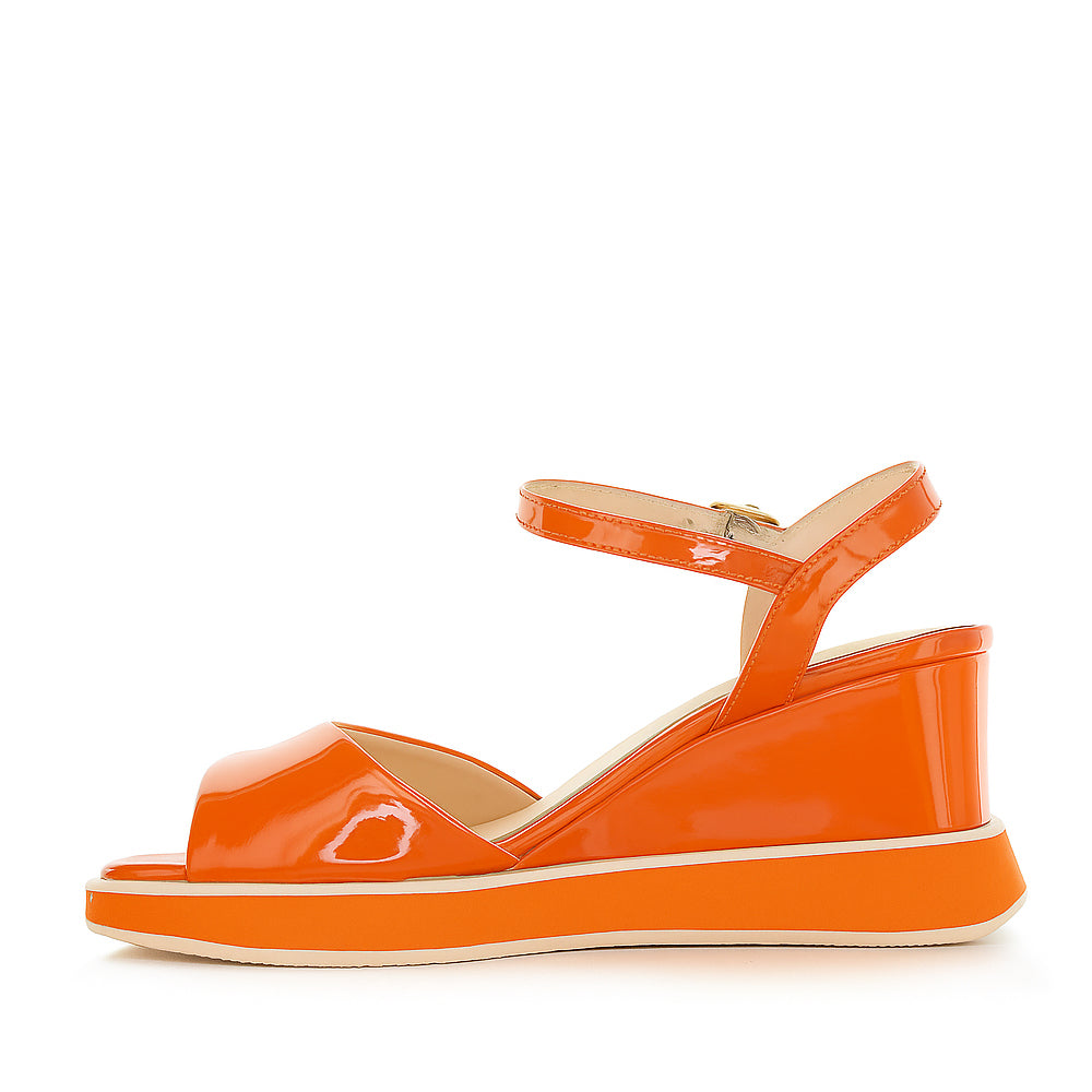MILA RAINE GISMO ORANGE PATENT - Women Sandals - Collective Shoes 