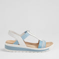 Load image into Gallery viewer, ZIERA GISTA NEW BLUE DENIM - Women Sandals - Collective Shoes 
