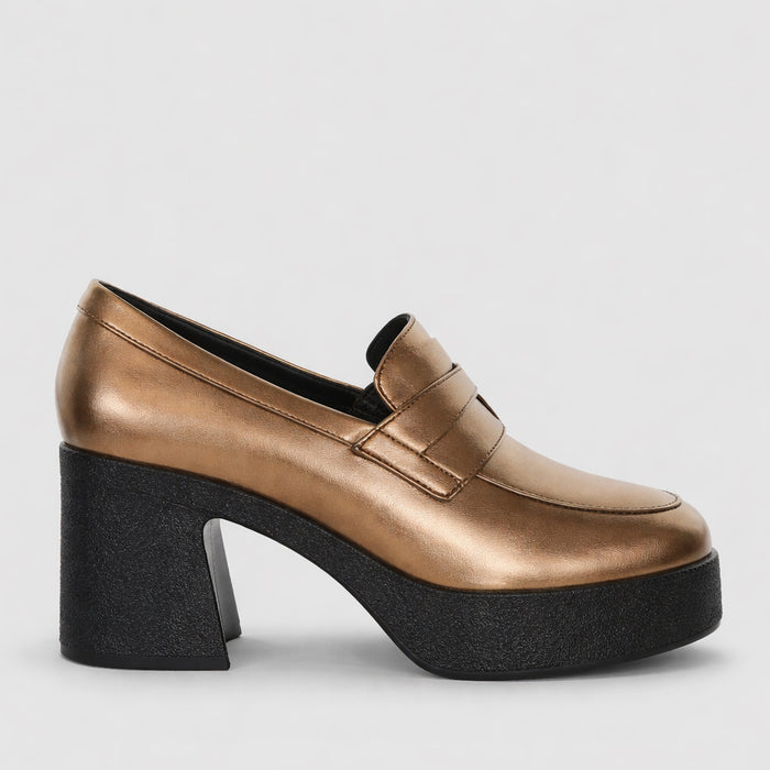 MINX KENDRA WINTER GOLD - Women Heels - Collective Shoes 
