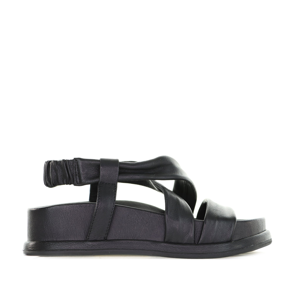 DJANGO & JULIETTE GOLISH BLACK - Women Sandals - Collective Shoes 