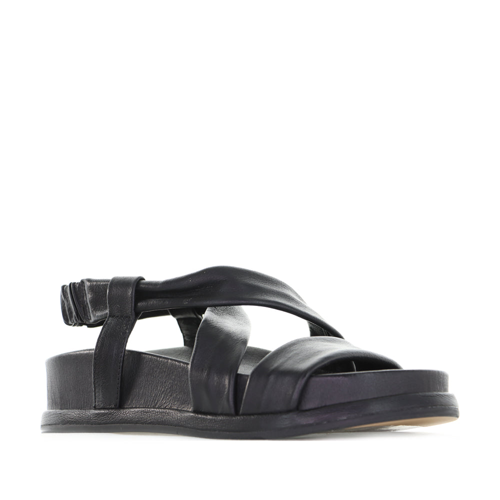 DJANGO & JULIETTE GOLISH BLACK - Women Sandals - Collective Shoes 