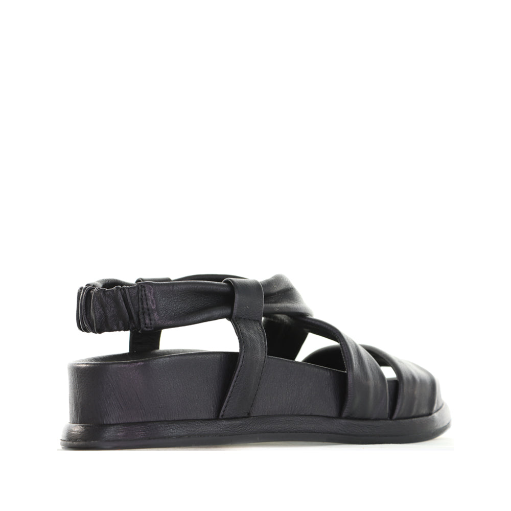 DJANGO & JULIETTE GOLISH BLACK - Women Sandals - Collective Shoes 