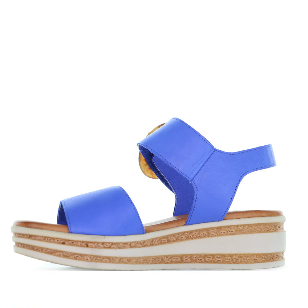 LE SANSA GUARD ROYAL BLUE - Women Sandals - Collective Shoes 