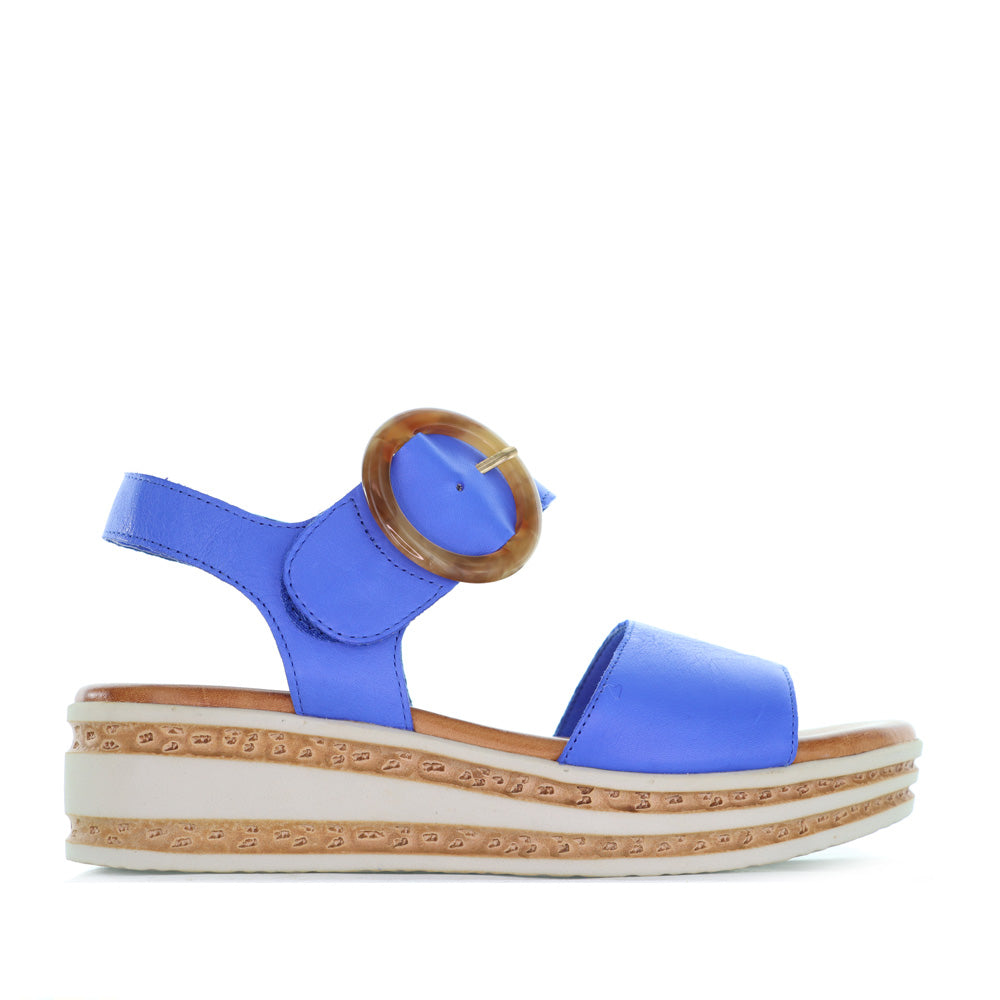 LE SANSA GUARD ROYAL BLUE - Women Sandals - Collective Shoes 