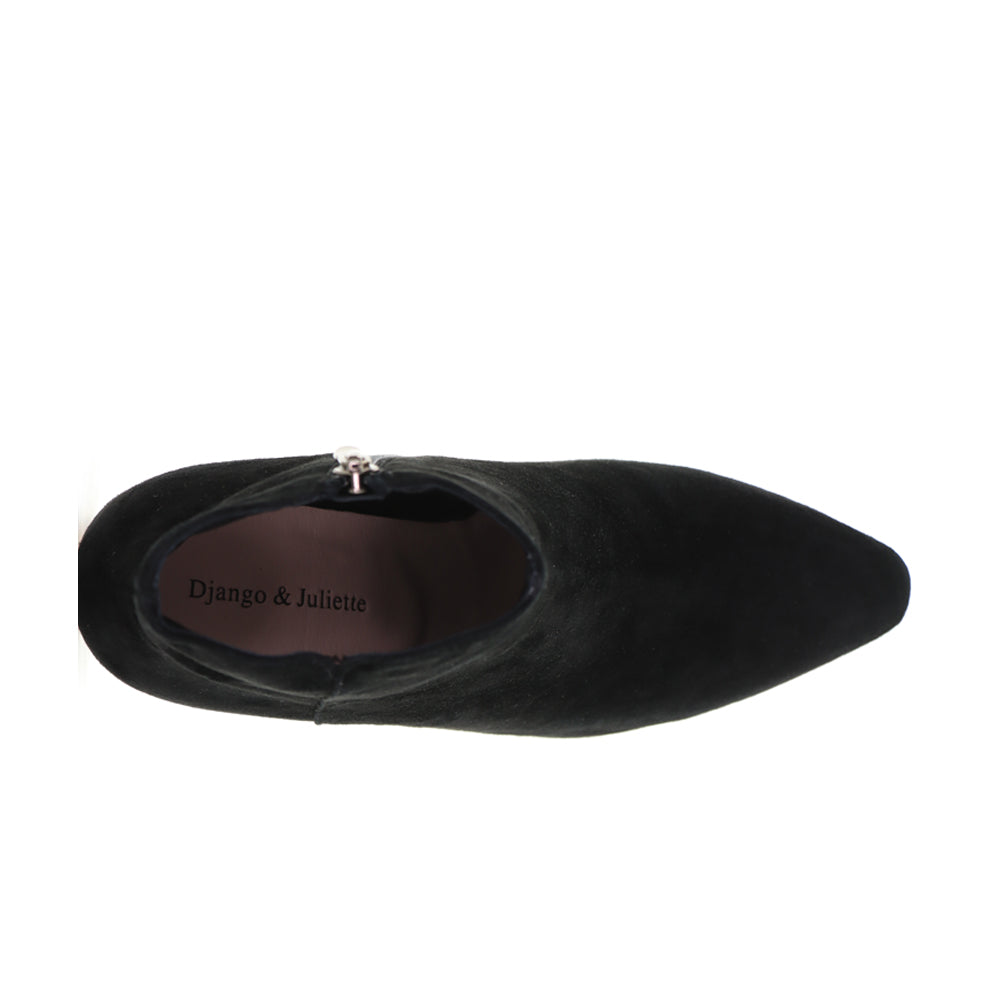 DJANGO & JULIETTE HALLEL BLACK SUEDE - Women Boots - Collective Shoes 