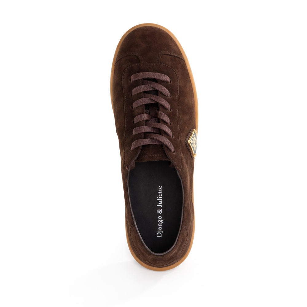 DJANGO & JULIETTE HALTAR CHOCO - Women Sneakers - Collective Shoes 