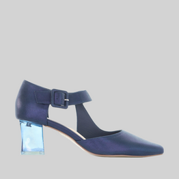 DJANGO & JULIETTE HAPPIE NAVY SHIMMER - Women Sandals - Collective Shoes 
