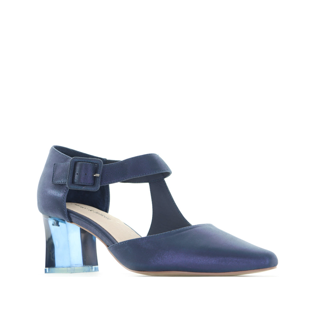 DJANGO & JULIETTE HAPPIE NAVY SHIMMER - Women Sandals - Collective Shoes 