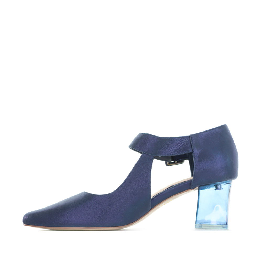 DJANGO & JULIETTE HAPPIE NAVY SHIMMER - Women Sandals - Collective Shoes 