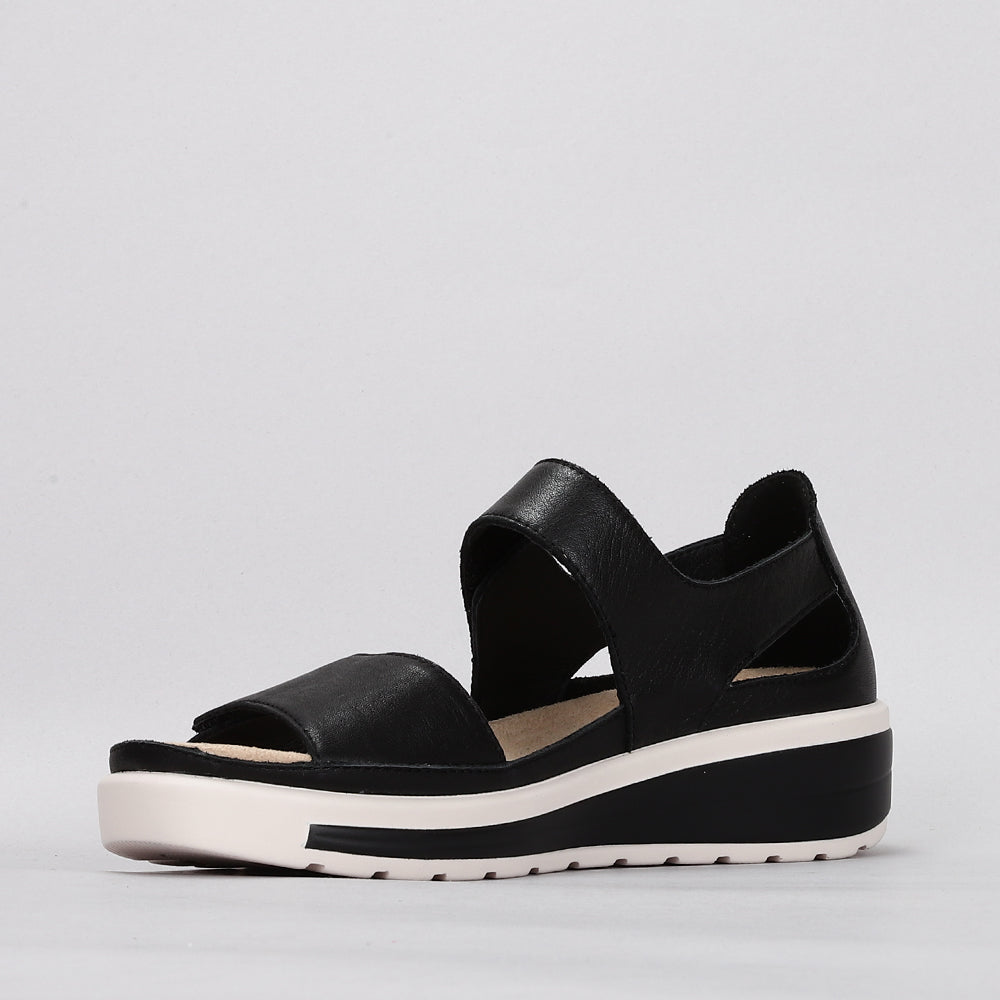 NAKED ARCHES HAPPY BLACK - Women Sandals - Collective Shoes 