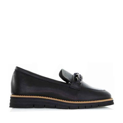 LESANSA HARVEY BLACK - Women Loafers - Collective Shoes 
