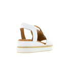 Load image into Gallery viewer, LESANSA HIDE WHITE - Women Sandals - Collective Shoes 
