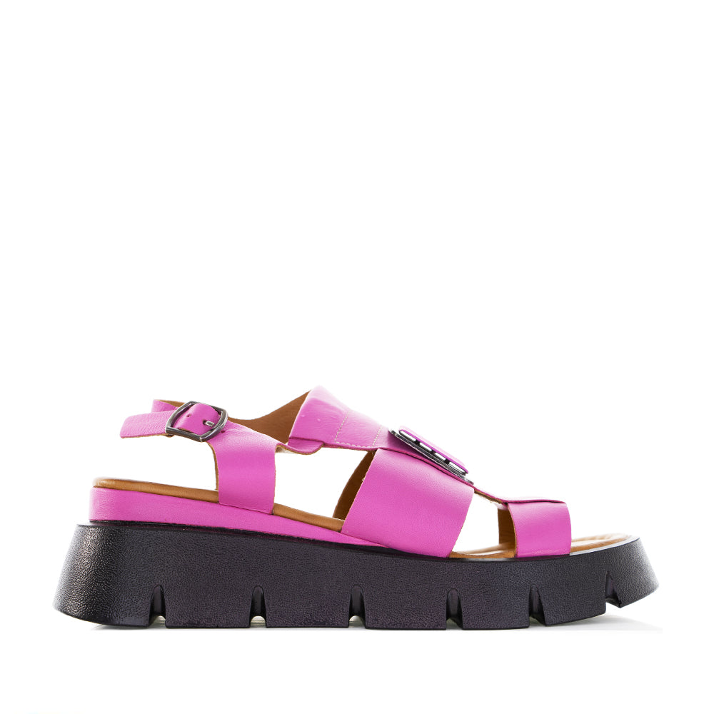 LE SANSA  HINDI HOT PINK - Women Sandals - Collective Shoes 