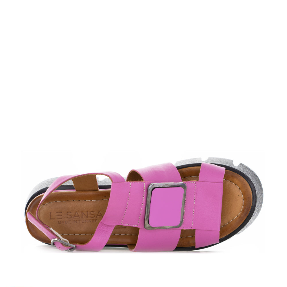 LE SANSA  HINDI HOT PINK - Women Sandals - Collective Shoes 