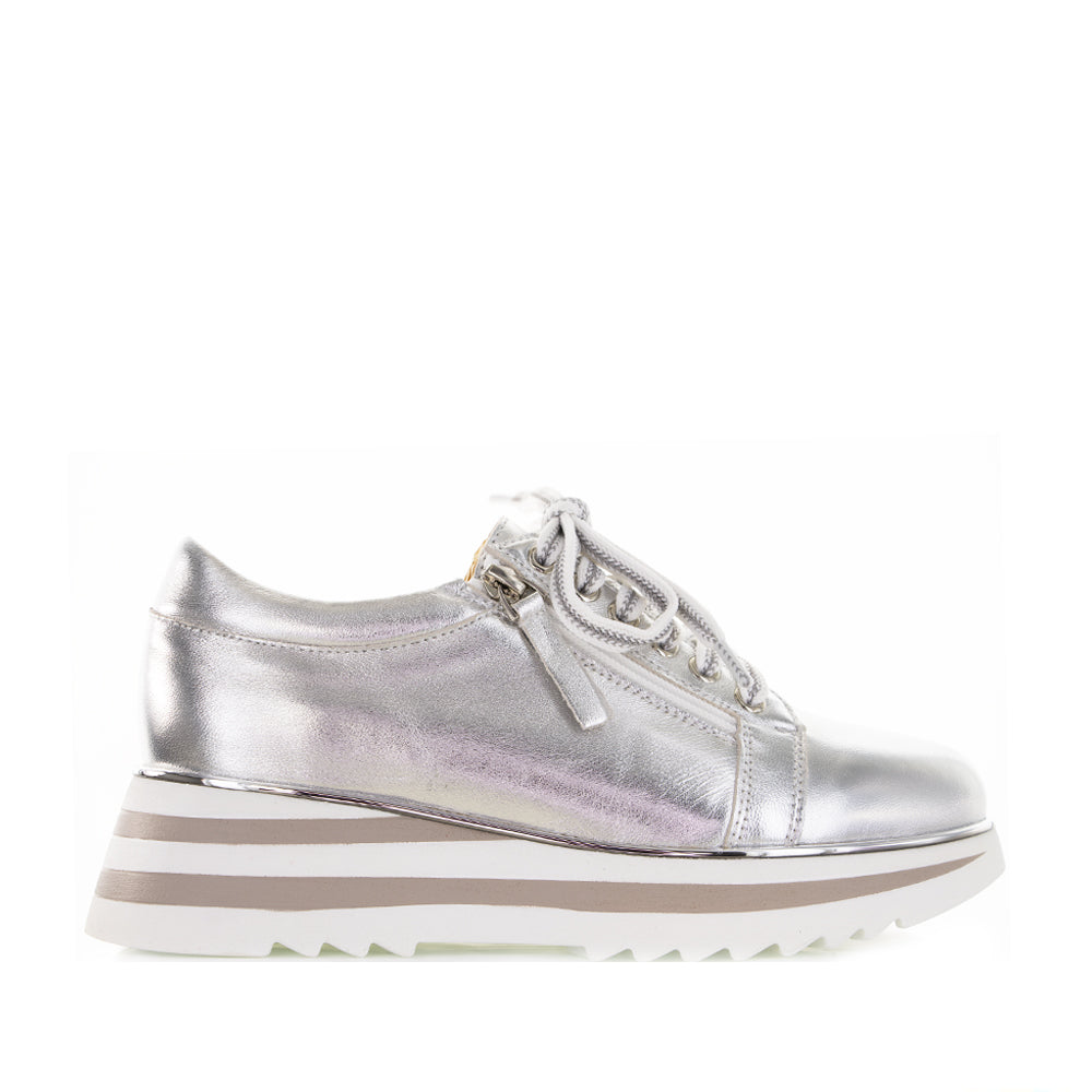 ALFIE & EVIE HOSTING SILVER - Women sneakers - Collective Shoes 