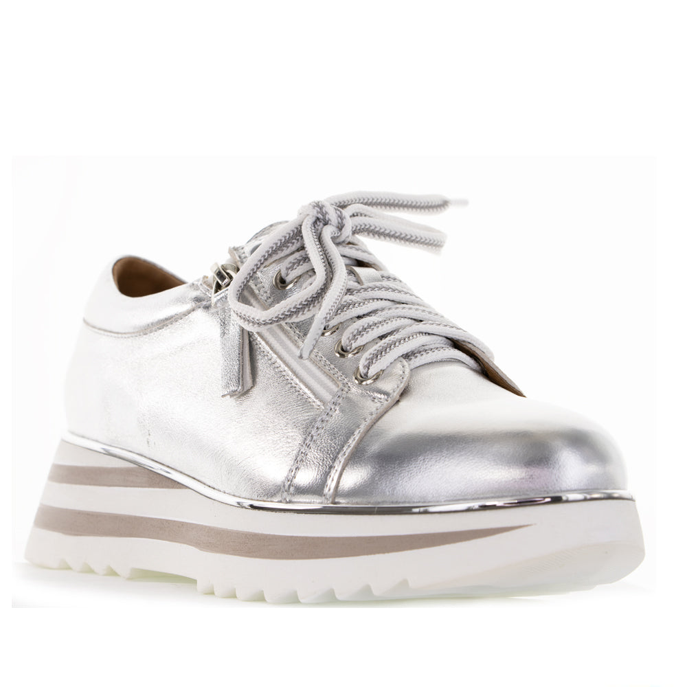 ALFIE & EVIE HOSTING SILVER - Women sneakers - Collective Shoes 