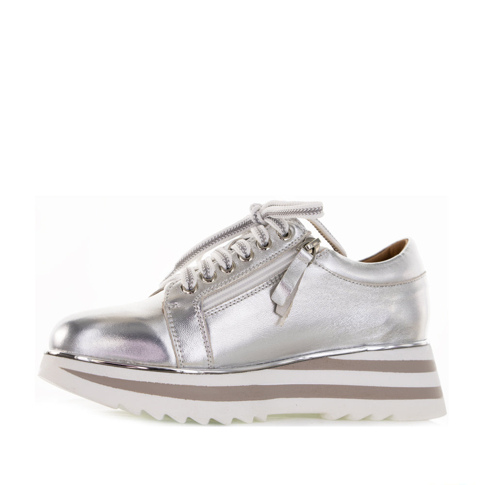 ALFIE & EVIE HOSTING SILVER - Women sneakers - Collective Shoes 