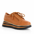 Load image into Gallery viewer, ALFIE & EVIE HOSTING TAN BLACK STRIPE - Women sneakers - Collective Shoes 
