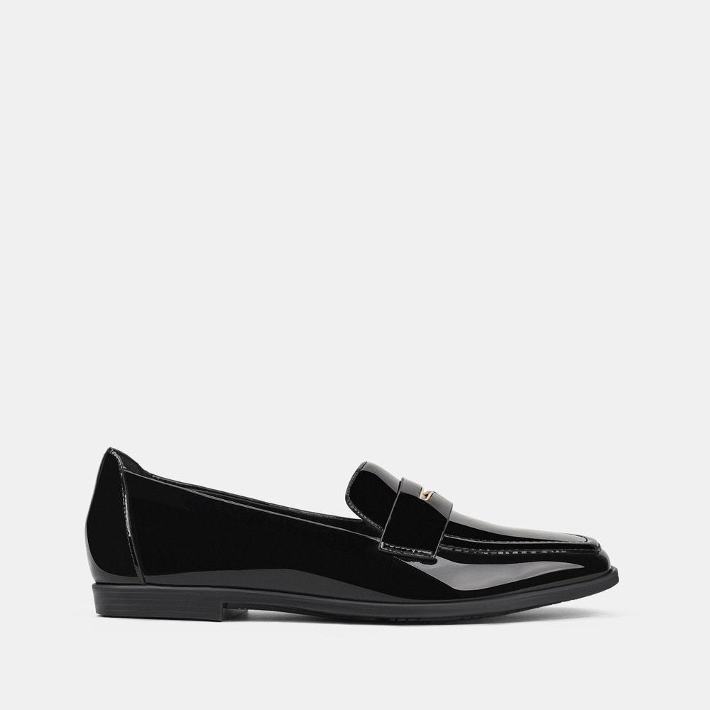 HUSH PUPPIES ZABRINA BLACK PATENT - Women Loafers - Collective Shoes 