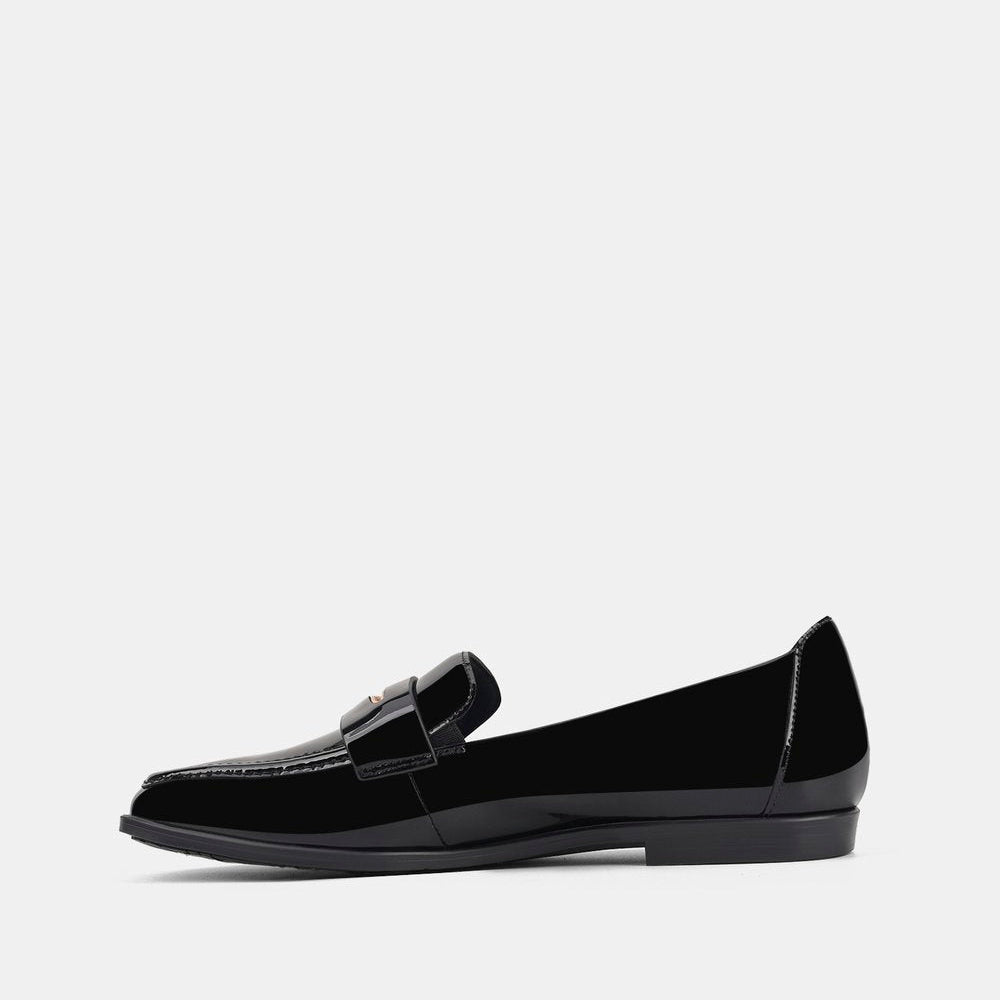 HUSH PUPPIES ZABRINA BLACK PATENT - Women Loafers - Collective Shoes 