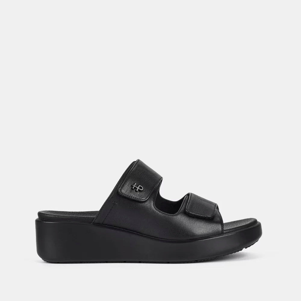 HUSH PUPPIES SPECTACULAR BLACK - Women Slides - Collective Shoes 