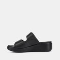 Load image into Gallery viewer, HUSH PUPPIES SPECTACULAR BLACK - Women Slides - Collective Shoes 
