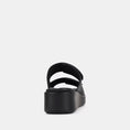 Load image into Gallery viewer, HUSH PUPPIES SPECTACULAR BLACK - Women Slides - Collective Shoes 
